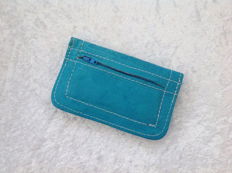 Handmade Moroccan Leather Purse Small Multicolours